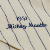Mickey Mantle New York Yankees Baseball Jersey, Cream Sportswear Jersey Shirt, Lightweight Breathable Athletic Jersey, Casual Gift for Men