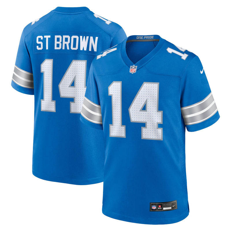 Amon-Ra St. Brown Detroit Lions Football Jersey, Sportswear Jersey Shirt, Lightweight Athletic Jersey, Casual Gift for Men, Style 200422488