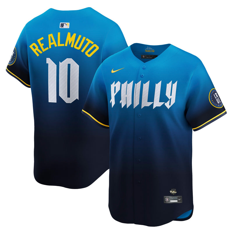 J.T. Realmuto Philadelphia Phillies Baseball Jersey, Navy Sportswear Jersey Shirt, Lightweight Breathable Athletic Jersey, Casual Gift for Men