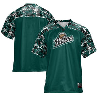 Bemidji State Beavers Football Jersey, Green Sportswear Jersey Shirt, Lightweight Breathable Athletic Jersey, Casual Gift for Men