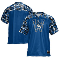 Westfield State Owls Football Jersey, Blue Sportswear Jersey Shirt, Lightweight Breathable Athletic Jersey, Casual Gift for Men