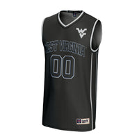 West Virginia Mountaineers Basketball Jersey, Black Fashion Sportswear Jersey Shirt, Sleeveless Athletic Tank Jersey, Casual Gift for Men