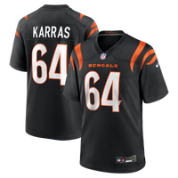 Ted Karras Cincinnati Bengals Football Jersey, Black Game Sportswear Jersey Shirt, Lightweight Breathable Athletic Jersey, Casual Gift for Men