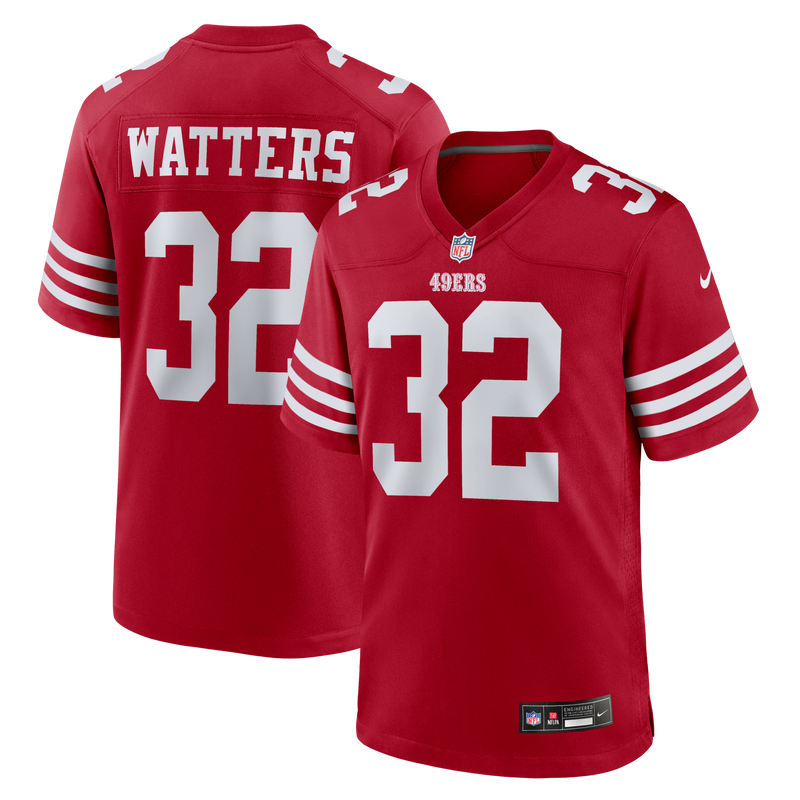 Ricky Watters San Francisco 49ers Football Jersey, Sportswear Jersey Shirt, Lightweight Athletic Jersey, Casual Gift for Men, Style 4825892