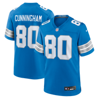 Malik Cunningham Detroit Lions Football Jersey, Blue Game Sportswear Jersey Shirt, Lightweight Breathable Athletic Jersey, Casual Gift for Men