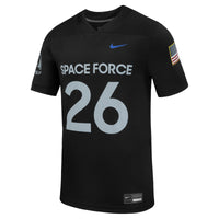 Air Force Falcons Football Jersey, Black Replica Sportswear Jersey Shirt, Lightweight Breathable Athletic Jersey, Casual Gift for Men