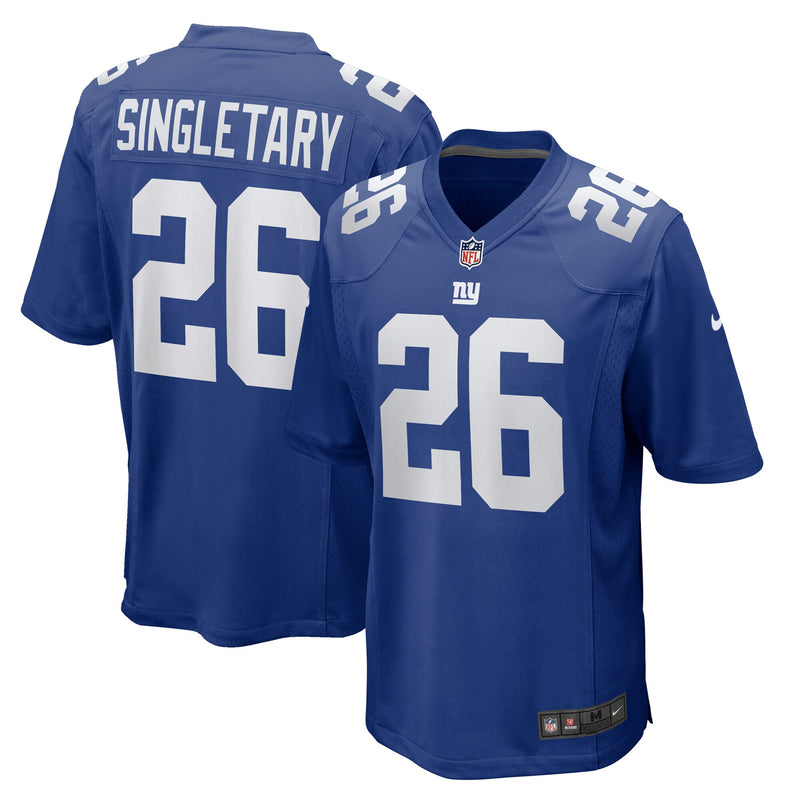 Devin Singletary New York Giants Football Jersey, Royal Sportswear Jersey Shirt, Lightweight Breathable Athletic Jersey, Casual Gift for Men