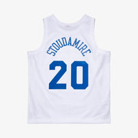 Toronto Huskies Basketball Jersey, White Authentic Swingman Sportswear Jersey Shirt, Sleeveless Athletic Tank Jersey, Casual Gift for Men
