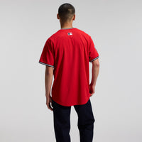 Cleveland Guardians Baseball Jersey, Red Limited Alternate Sportswear Jersey Shirt, Lightweight Breathable Athletic Jersey, Casual Gift for Men