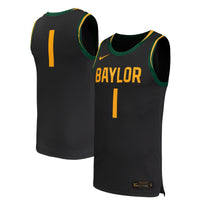 Baylor Bears Basketball Jersey, Black Replica Sportswear Jersey Shirt, Sleeveless Athletic Tank Jersey, Casual Gift for Men