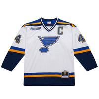Chris Pronger St. Louis Blues Hockey Jersey, White Sportswear Jersey Shirt, Long Sleeve Hockey Sweater Jersey, Casual Gift for Men