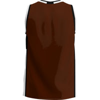 Lehigh Mountain Hawks Basketball Jersey, Brown Sportswear Jersey Shirt, Sleeveless Athletic Tank Jersey, Casual Gift for Men, Style 4726076