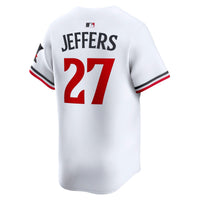 Ryan Jeffers Minnesota Twins Baseball Jersey, White Limited Sportswear Jersey Shirt, Lightweight Breathable Athletic Jersey, Casual Gift for Men