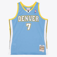 Denver Nuggets Basketball Jersey, Columbia Blue Authentic Swingman Sportswear Jersey Shirt, Sleeveless Athletic Tank Jersey, Casual Gift for Men