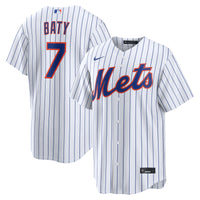 Brett Baty New York Mets Baseball Jersey, White Replica Sportswear Jersey Shirt, Lightweight Breathable Athletic Jersey, Casual Gift for Men