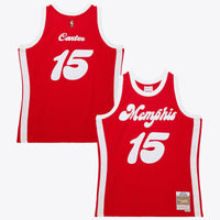 Memphis Grizzlies Basketball Jersey, Red Authentic Sportswear Jersey Shirt, Sleeveless Athletic Tank Jersey, Casual Gift for Men