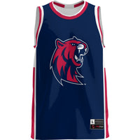 Rogers State Hillcats Basketball Jersey, Blue Lightweight Sportswear Jersey Shirt, Sleeveless Athletic Tank Jersey, Casual Gift for Men