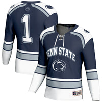 Penn State Nittany Lions Hockey Jersey, Navy Sportswear Jersey Shirt, Long Sleeve Hockey Sweater Jersey, Casual Gift for Men, Style 200060818