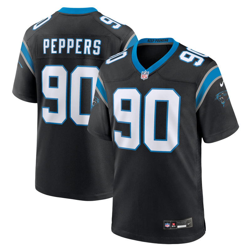 Julius Peppers Carolina Panthers Football Jersey, Black Sportswear Jersey Shirt, Lightweight Breathable Athletic Jersey, Casual Gift for Men