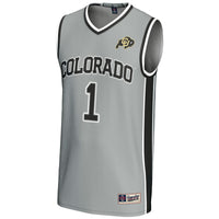 Colorado Buffaloes Basketball Jersey, Gray Replica Lightweight Sportswear Jersey Shirt, Sleeveless Athletic Tank Jersey, Casual Gift for Men