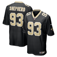 Nathan Shepherd New Orleans Saints Football Jersey, Black Sportswear Jersey Shirt, Lightweight Breathable Athletic Jersey, Casual Gift for Men