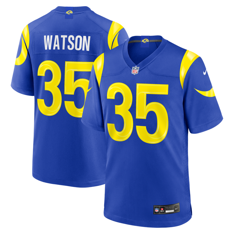 Jaylen Watson Los Angeles Rams Football Jersey, Royal Game Sportswear Jersey Shirt, Lightweight Breathable Athletic Jersey, Casual Gift for Men