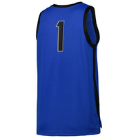 Memphis Tigers Basketball Jersey, Blue Replica Sportswear Jersey Shirt, Sleeveless Athletic Tank Jersey, Casual Gift for Men