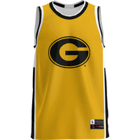 Grambling Tigers Basketball Jersey, Gold Lightweight Sportswear Jersey Shirt, Sleeveless Athletic Tank Jersey, Casual Gift for Men
