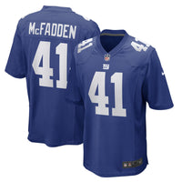 Micah McFadden New York Giants Football Jersey, Royal Game Sportswear Jersey Shirt, Lightweight Breathable Athletic Jersey, Casual Gift for Men