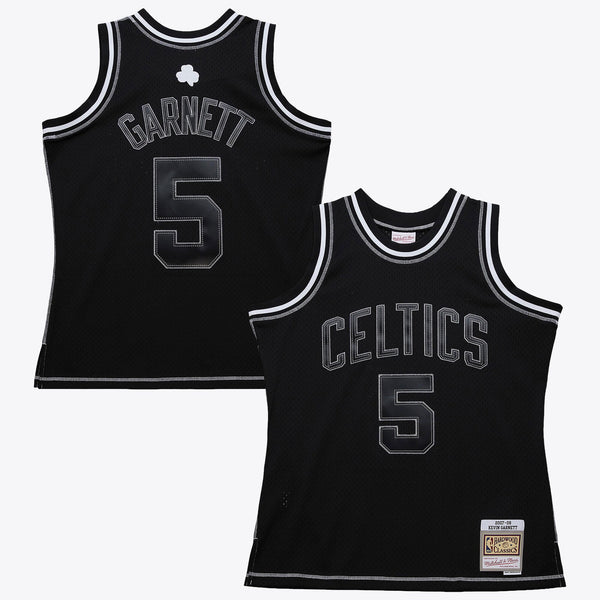 Boston Celtics Kevin Garnett 2007 Contrast 2K Swingman Jersey - Black