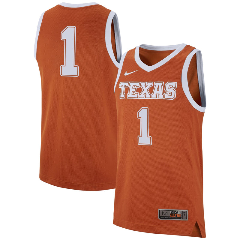 Texas Longhorns Football Jersey, Burnt Orange Replica Sportswear Jersey Shirt, Lightweight Breathable Athletic Jersey, Casual Gift for Men
