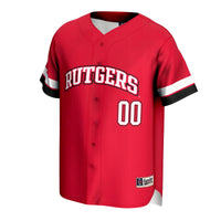 Rutgers Scarlet Knights Baseball Jersey, Sportswear Jersey Shirt, Lightweight Breathable Athletic Jersey, Casual Gift for Men, Style 202980075