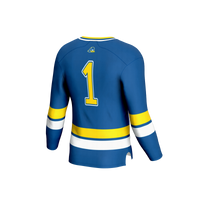 Delaware Fightin' Blue Hens Hockey Jersey, Royal Fashion Sportswear Jersey Shirt, Long Sleeve Hockey Sweater Jersey, Casual Gift for Men