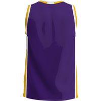 UAlbany Great Danes Basketball Jersey, Purple Lightweight Sportswear Jersey Shirt, Sleeveless Athletic Tank Jersey, Casual Gift for Men