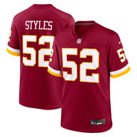 Sonny Styles Washington Commanders Football Jersey, Sportswear Jersey Shirt, Lightweight Breathable Athletic Jersey, Casual Gift for Men
