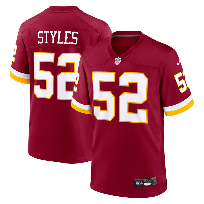 Sonny Styles Washington Commanders Football Jersey, Sportswear Jersey Shirt, Lightweight Breathable Athletic Jersey, Casual Gift for Men