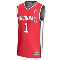 Cincinnati Bearcats Basketball Jersey, Red Sportswear Jersey Shirt, Sleeveless Athletic Tank Jersey, Casual Gift for Men, Style 201922438