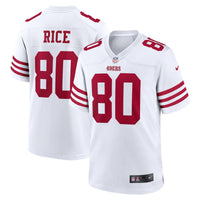 Jerry Rice San Francisco 49ers Football Jersey, White Game Sportswear Jersey Shirt, Lightweight Breathable Athletic Jersey, Casual Gift for Men