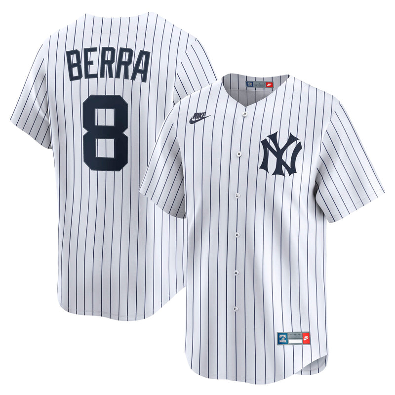 Yogi Berra New York Yankees Baseball Jersey, White Limited Sportswear Jersey Shirt, Lightweight Breathable Athletic Jersey, Casual Gift for Men