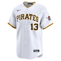 Ke'Bryan Hayes Pittsburgh Pirates Baseball Jersey, White Sportswear Jersey Shirt, Lightweight Breathable Athletic Jersey, Casual Gift for Men