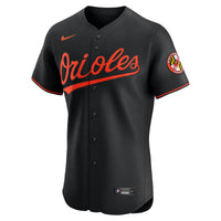 Baltimore Orioles Baseball Jersey, Black Elite Alternate Sportswear Jersey Shirt, Lightweight Breathable Athletic Jersey, Casual Gift for Men