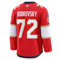 Sergei Bobrovsky Florida Panthers Hockey Jersey, Red Premium Sportswear Jersey Shirt, Long Sleeve Hockey Sweater Jersey, Casual Gift for Men