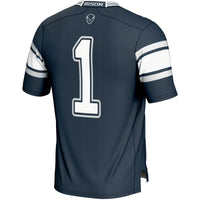 Howard Bison Football Jersey, Navy Sportswear Jersey Shirt, Lightweight Breathable Athletic Jersey, Casual Gift for Men