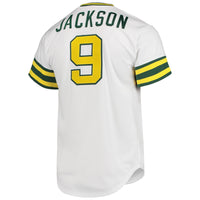 Reggie Jackson Athletics Baseball Jersey, White Authentic Sportswear Jersey Shirt, Lightweight Breathable Athletic Jersey, Casual Gift for Men