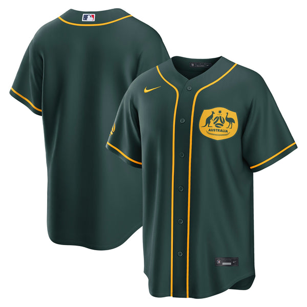 Australia National Team x MLB Green Stadium Replica Jersey