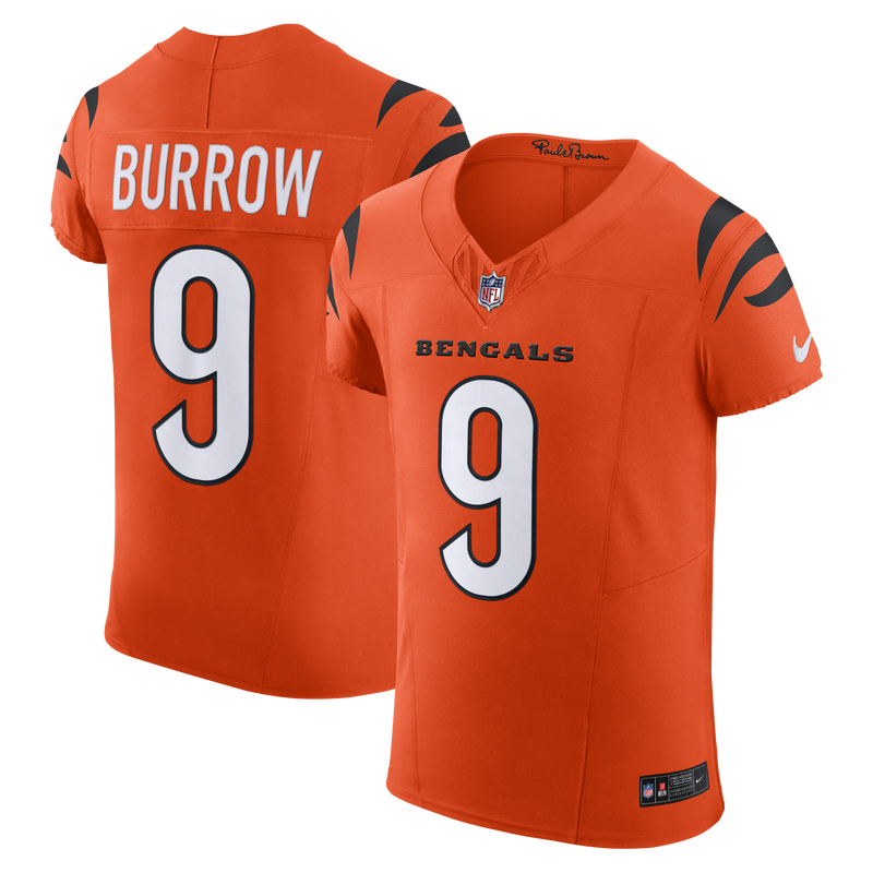 Joe Burrow Cincinnati Bengals Football Jersey, Orange Elite Sportswear Jersey Shirt, Lightweight Breathable Athletic Jersey, Casual Gift for Men