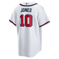 Chipper Jones Atlanta Braves Baseball Jersey, White Replica Sportswear Jersey Shirt, Lightweight Breathable Athletic Jersey, Casual Gift for Men