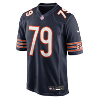 Theo Benedet Chicago Bears Football Jersey, Navy Game Sportswear Jersey Shirt, Lightweight Breathable Athletic Jersey, Casual Gift for Men
