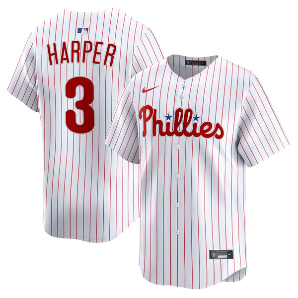 Philadelphia Phillies Bryce Harper White Home Limited Player Jersey