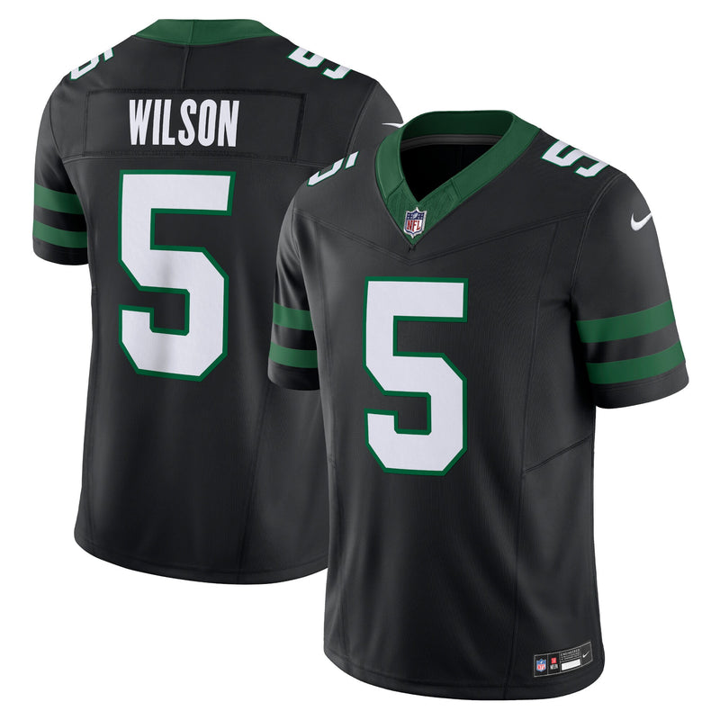 Garrett Wilson New York Jets Football Jersey, Black Limited Sportswear Jersey Shirt, Lightweight Breathable Athletic Jersey, Casual Gift for Men